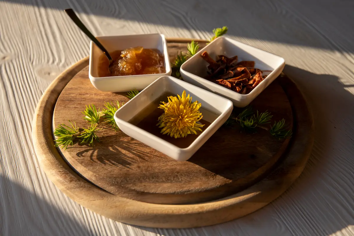 Traditional malga dishes